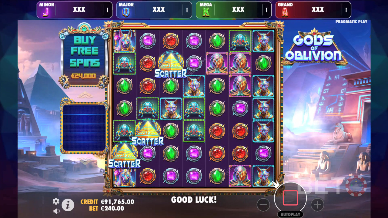 مراجعة آلهة النسيان من قبل BETO Slots