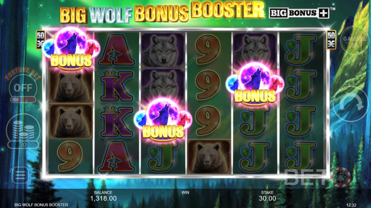 مراجعة Big Wolf Bonus Booster من BETO Slots