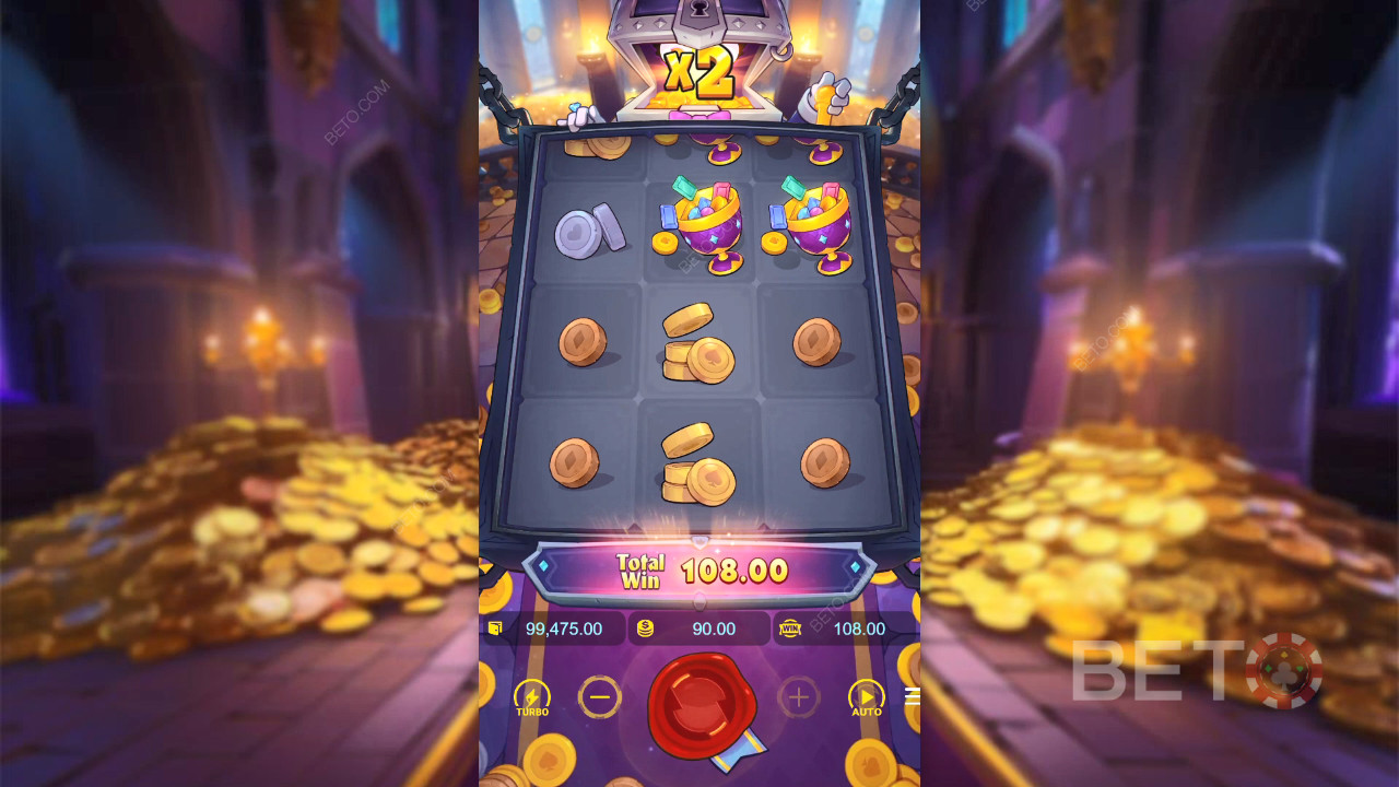 شرح ميزات المكافآت في كتاب "ثروة السيد الكنز" بواسطة PG Soft