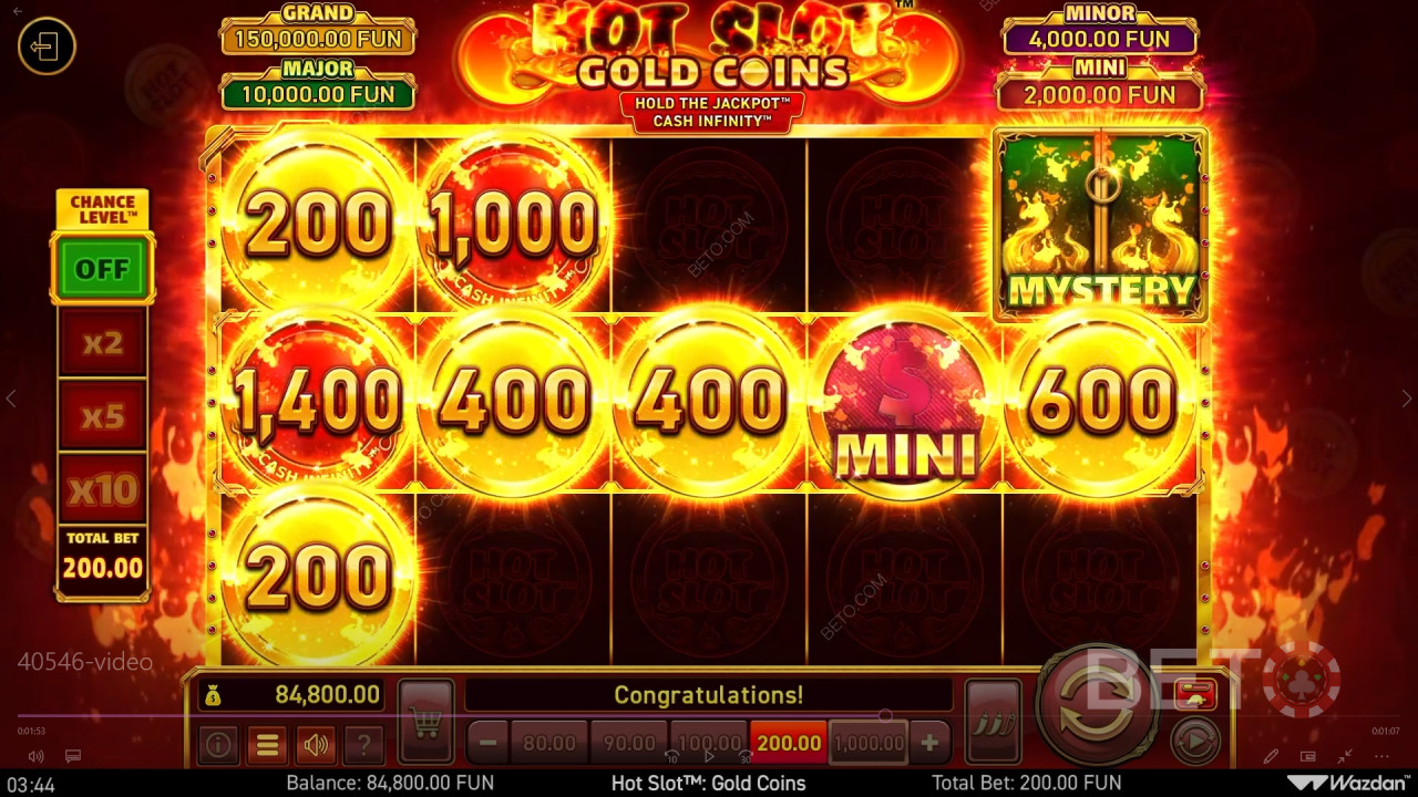 فتحة ساخنة: مراجعة العملات الذهبية من قِبل BETO Slots