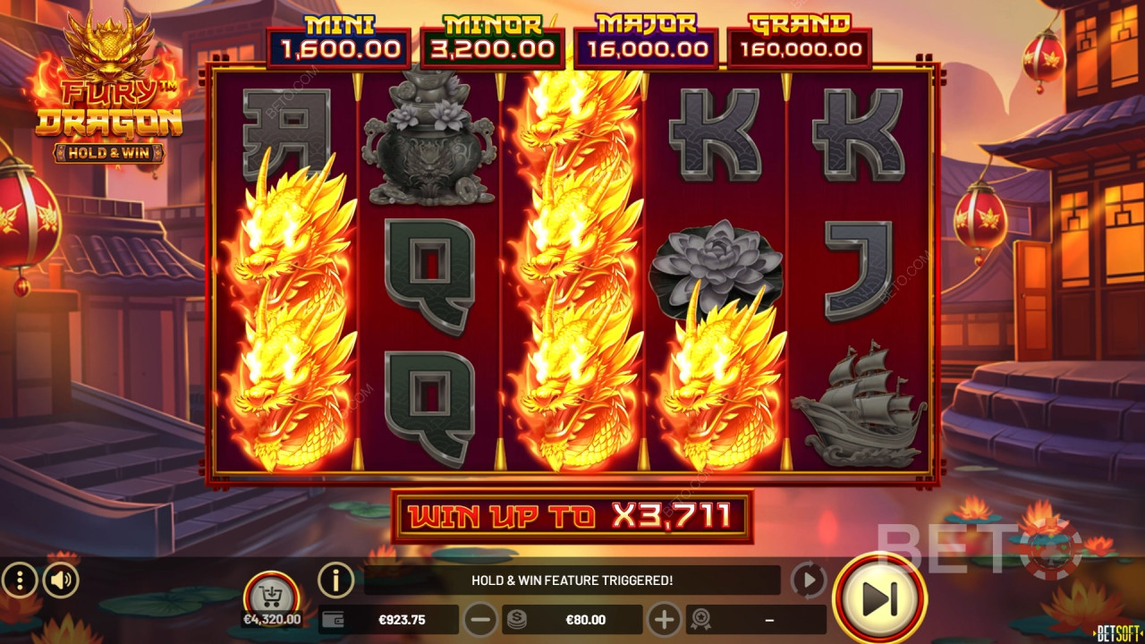 مراجعة Fury Dragon من BETO Slots