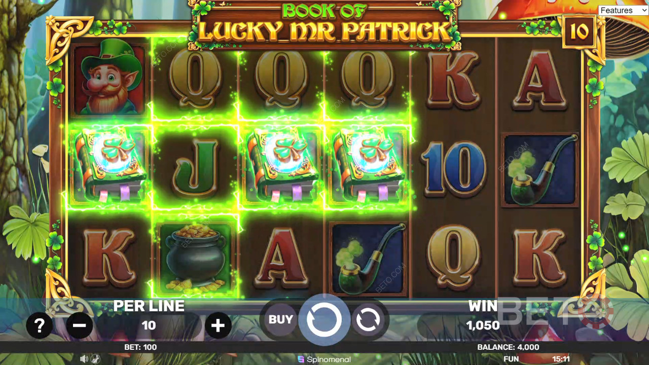 مراجعة كتاب المحظوظ السيد باتريك المحظوظ من BETO Slots