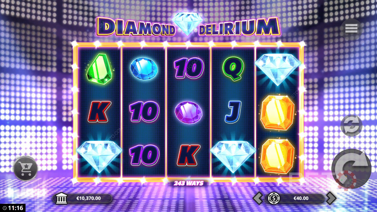 مراجعة الهذيان الماسي من BETO Slots