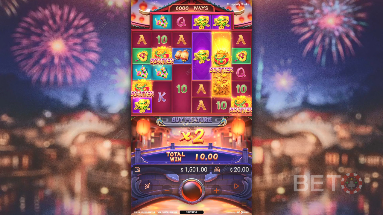 مراجعة ثعبان الازدهار من BETO Slots