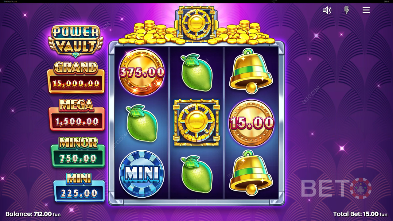 مراجعة Power Vault من BETO Slots