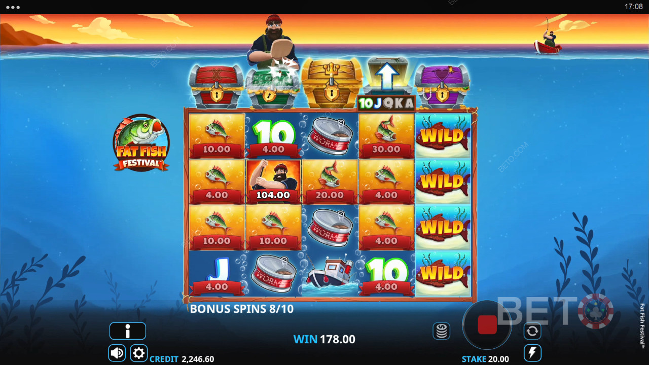 مراجعة مهرجان الأسماك السمك السمين من BETO Slots