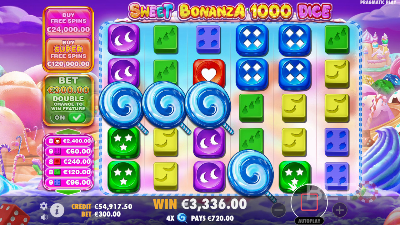 Sweet Bonanza مراجعة 1000 نرد من قبل BETO Slots