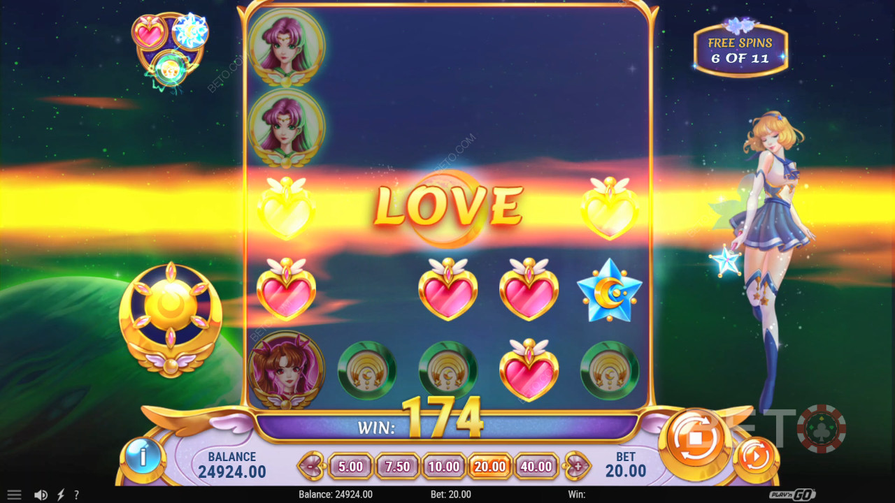 مراجعة أصول أميرة القمر الأصلية من BETO Slots