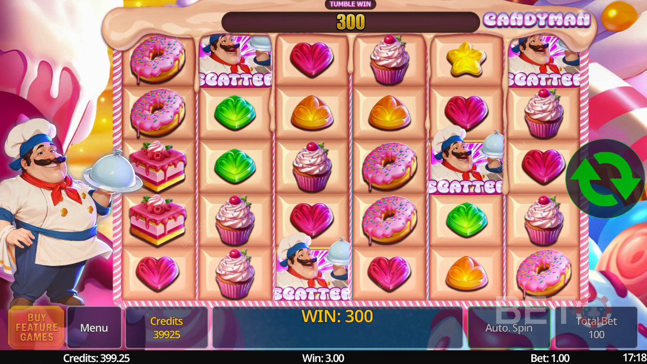 مراجعة Candyman من قِبل BETO Slots