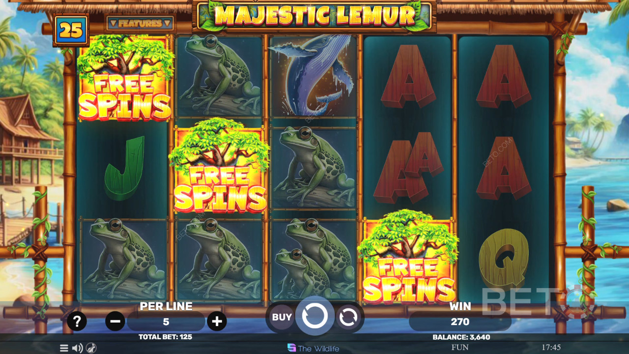مراجعة Majestic Lemur Lemur من BETO Slots