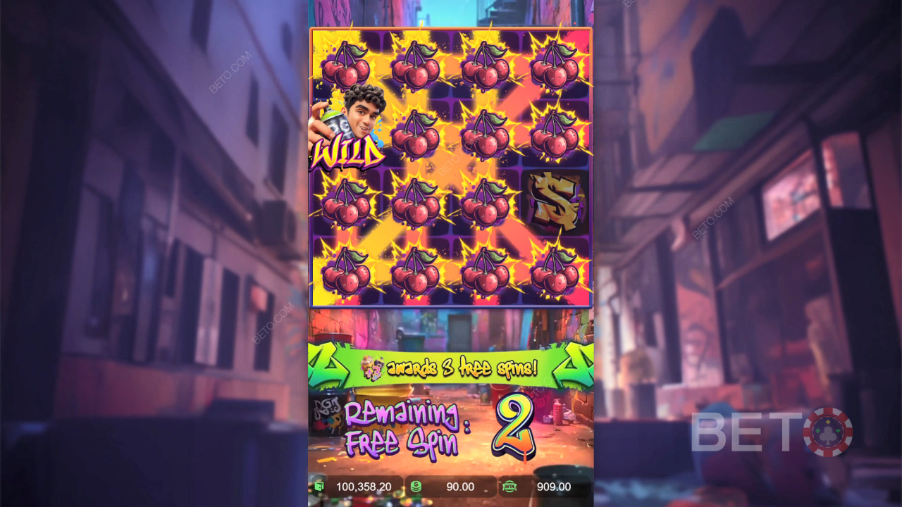مراجعة Graffiti Rush من BETO Slots
