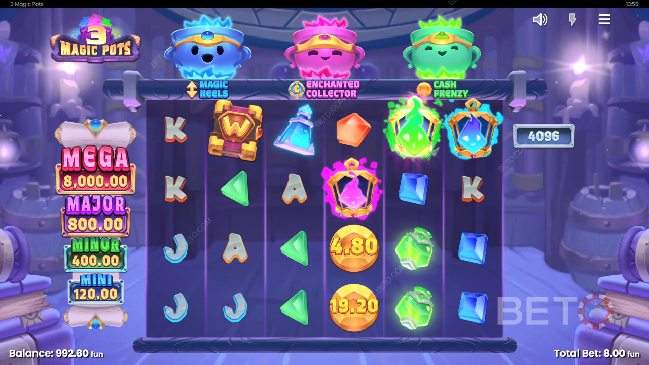 3 Magic Pots اللعب المجاني