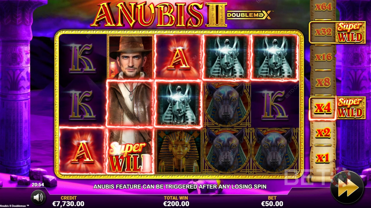 مراجعة Anubis 2 DoubleMax من BETO Slots
