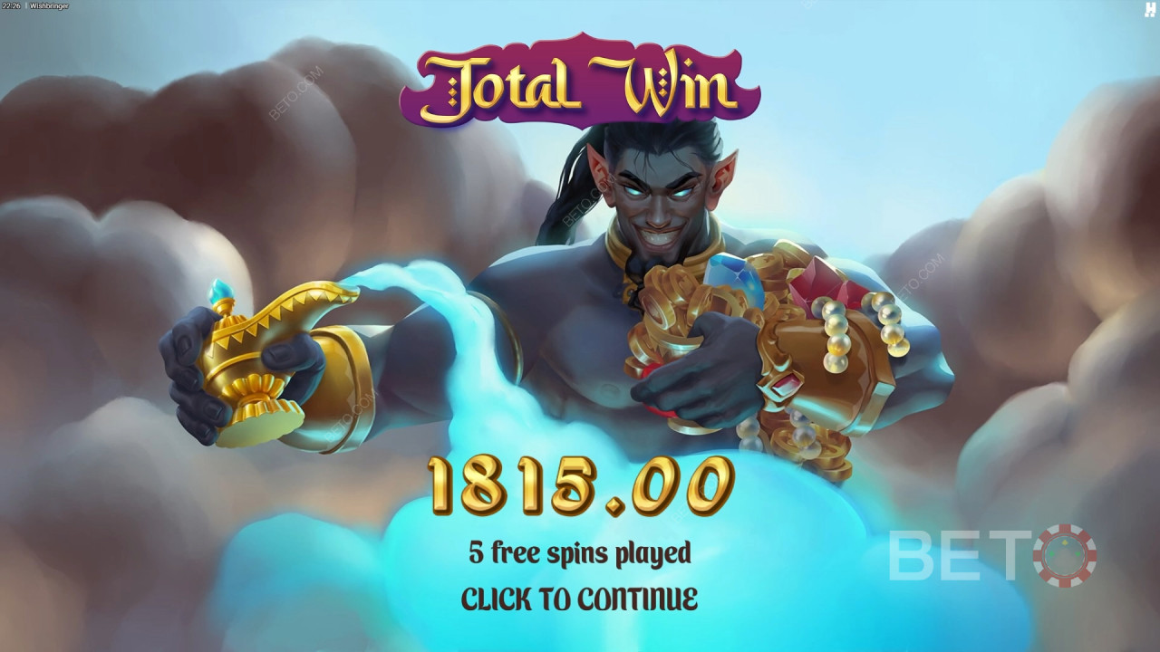 اربح 10,000 ضعف رهانك في سلوت Wishbringer!
