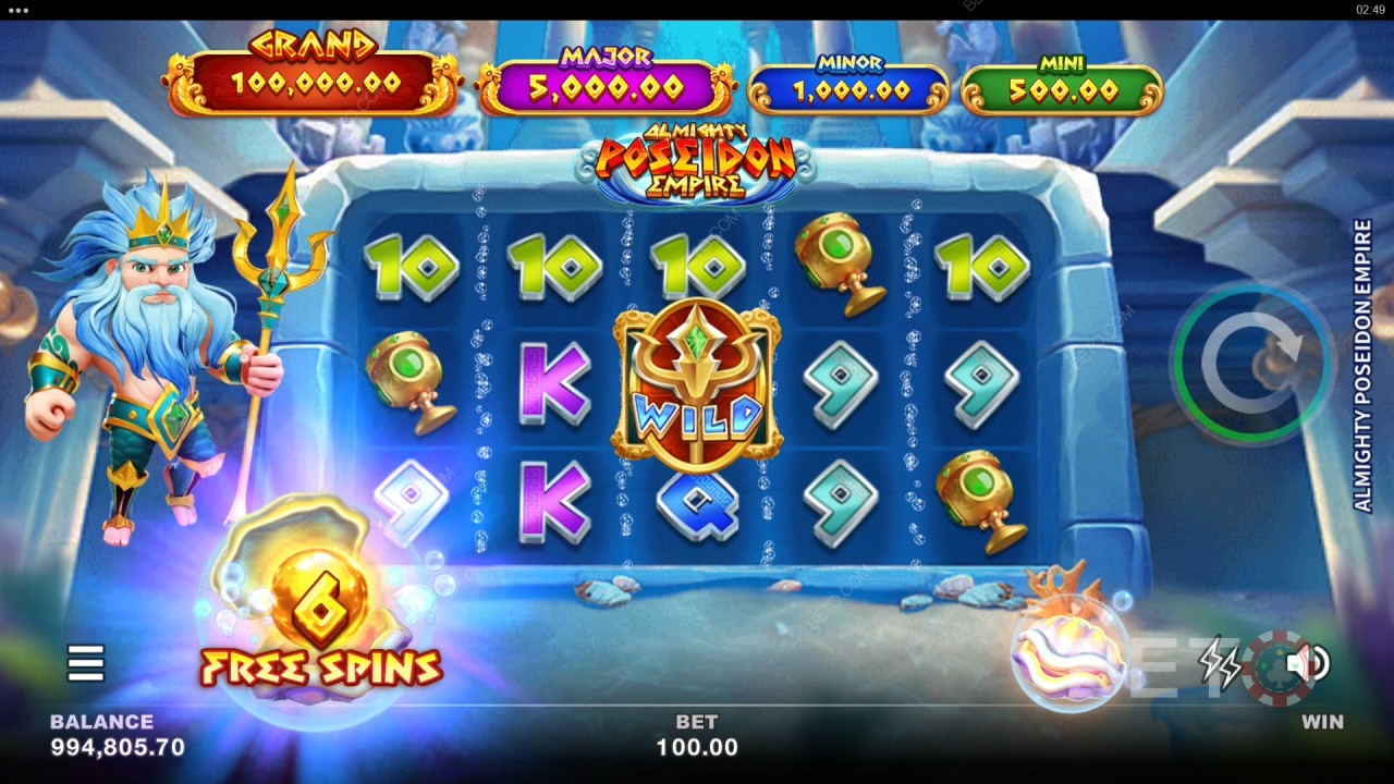 مراجعة Almighty Poseidon Empire من BETO Slots