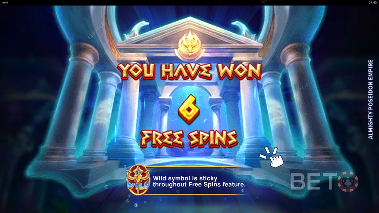شرح الميزات الإضافية في إمبراطورية بوسيدون القدير بواسطة Microgaming
