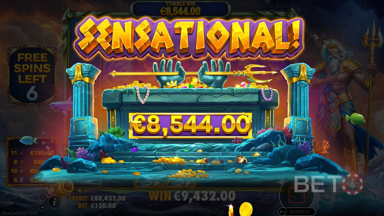 مراجعة Waves of Poseidon بواسطة BETO Slots