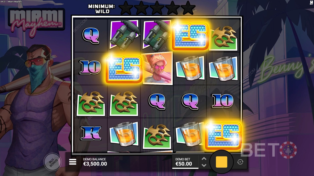 مراجعة Miami Mayhem من BETO Slots