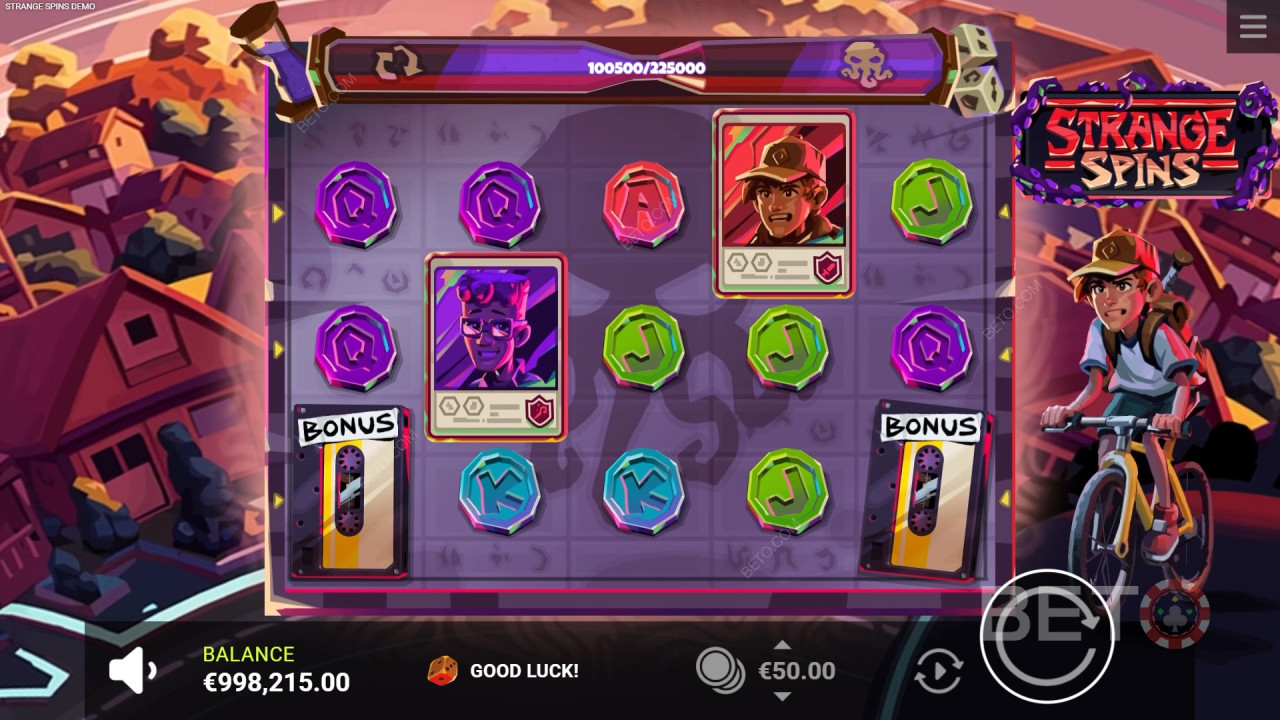 مراجعة لعبة Strange Spins من BETO Slots