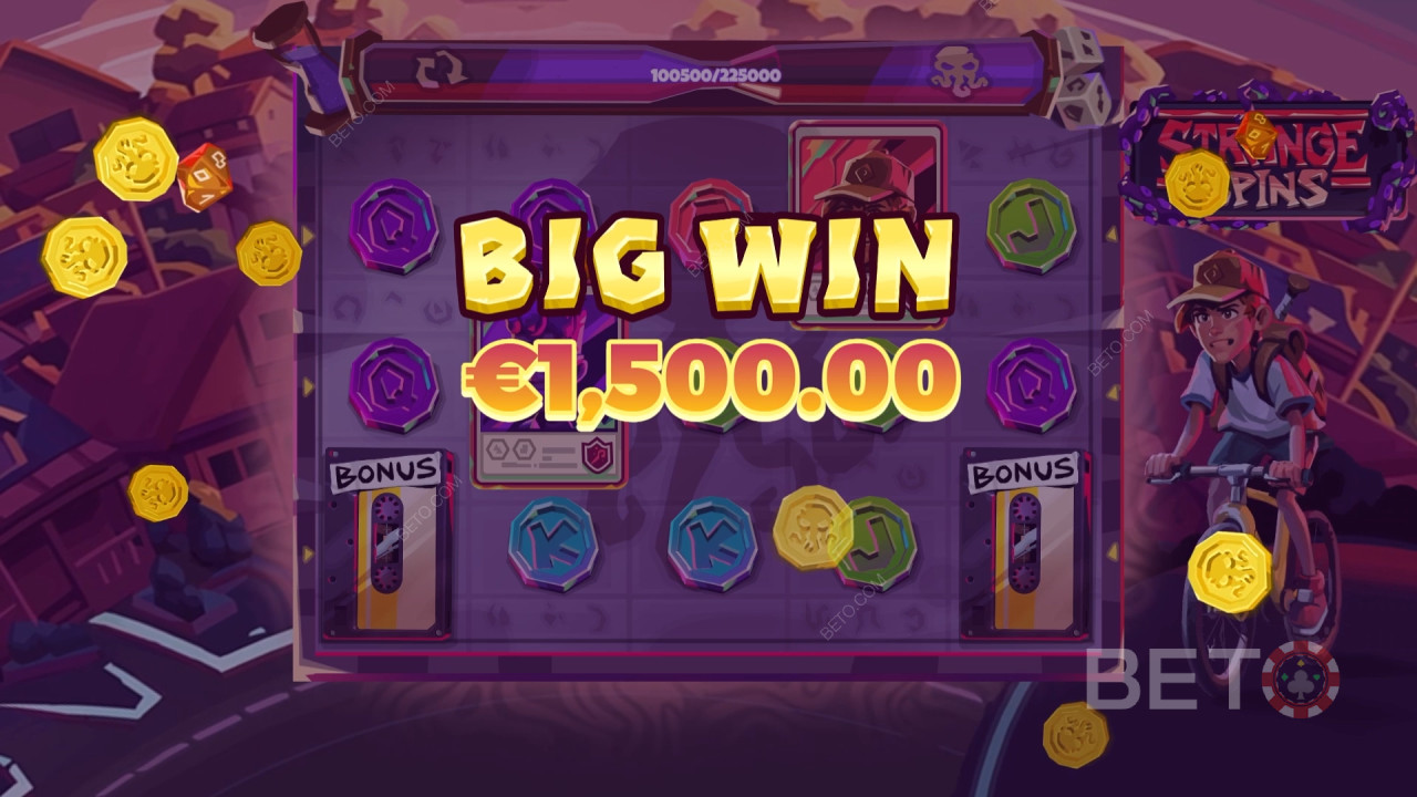شرح ميزات المكافآت في لعبة Strange Spins بقلم ر. فرانكو