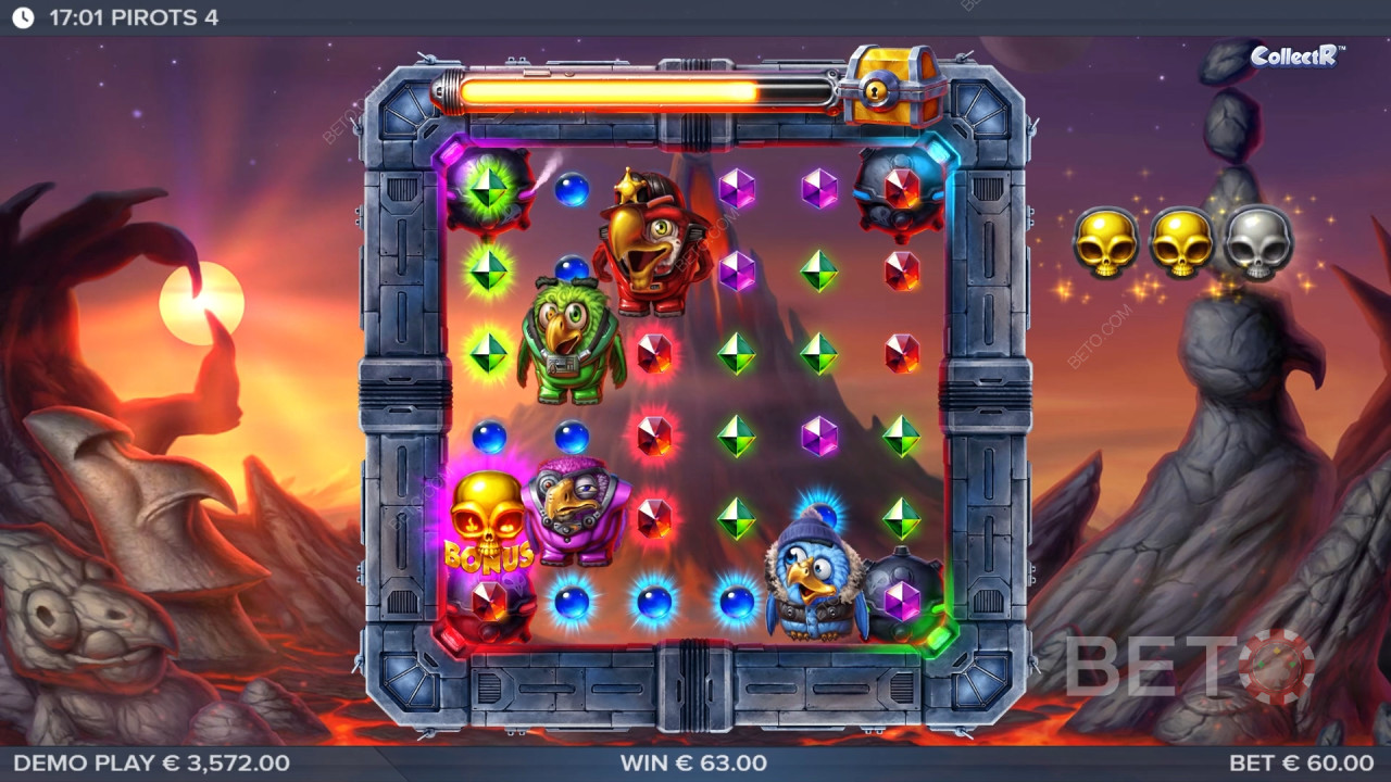 مراجعة Pirots 4 بواسطة فتحات BETO Slots