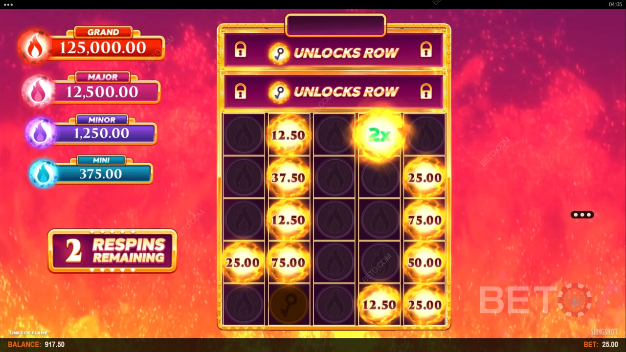 اربح 10,000 ضعف رهانك في سلوت Links of Flame Slot!