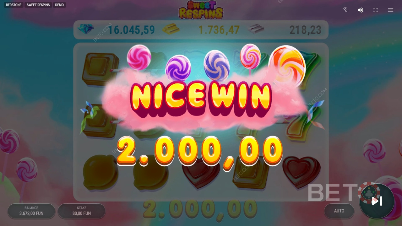 مراجعة Sweet Respins من قبل BETO Slots