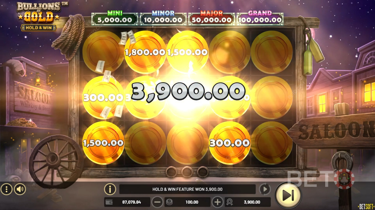 اربح 5,000 ضعف رهانك في سلوت Bullions of Gold عبر الإنترنت!