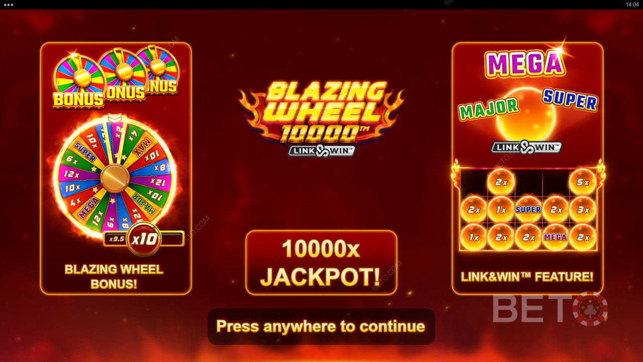 شرح ميزات المكافآت في Blazing Wheel 10000 بواسطة Nailed It! الألعاب