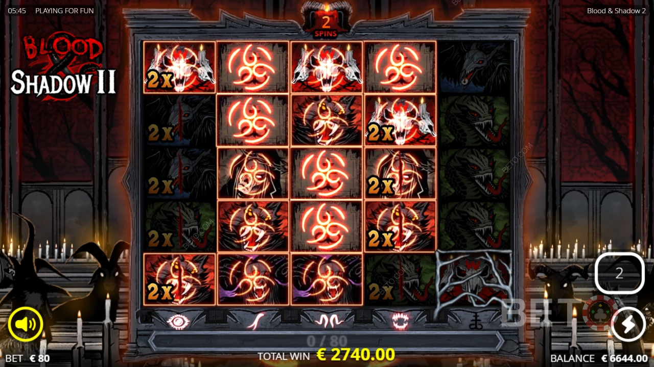 مراجعة لعبة «Blood & Shadow 2» من قبل BETO Slots