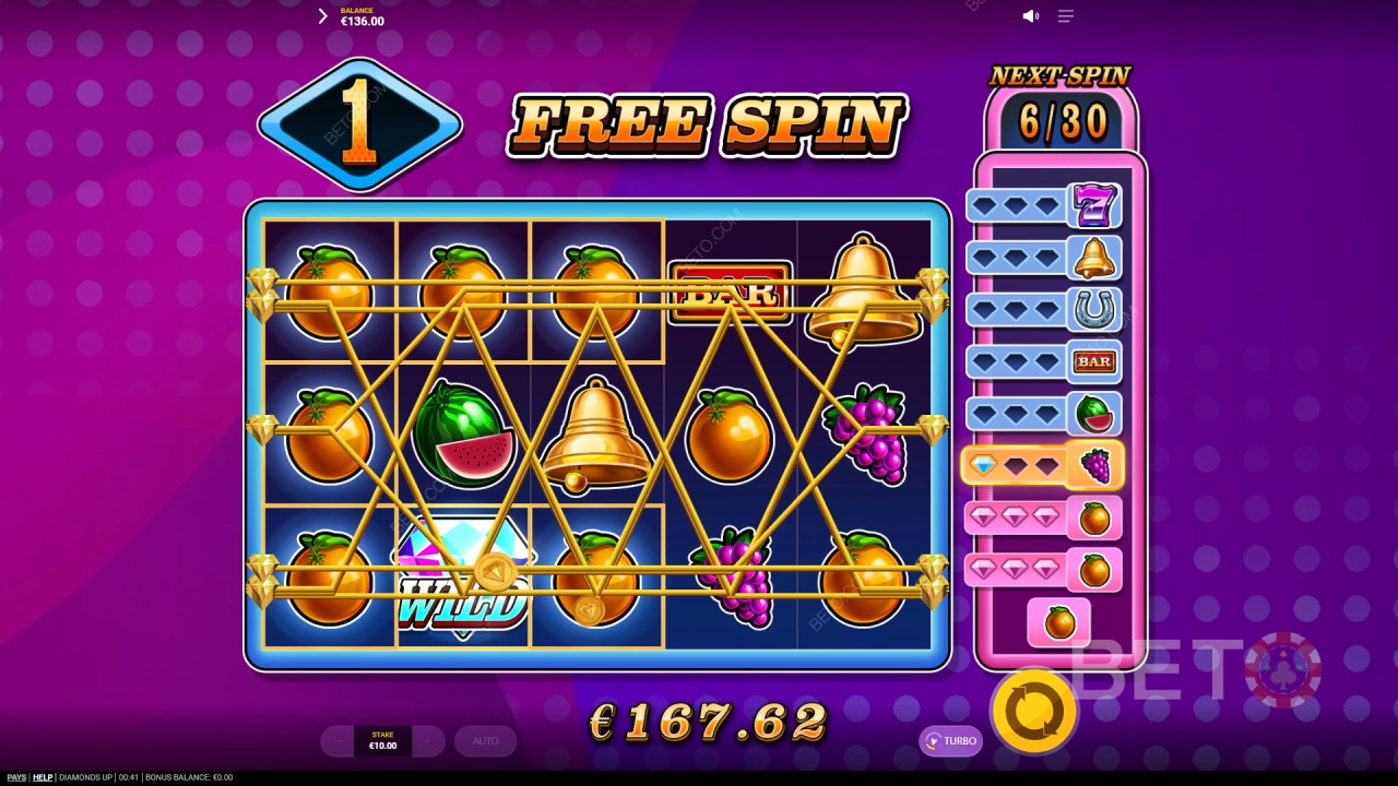 مراجعة الماس حتى الماس من BETO Slots