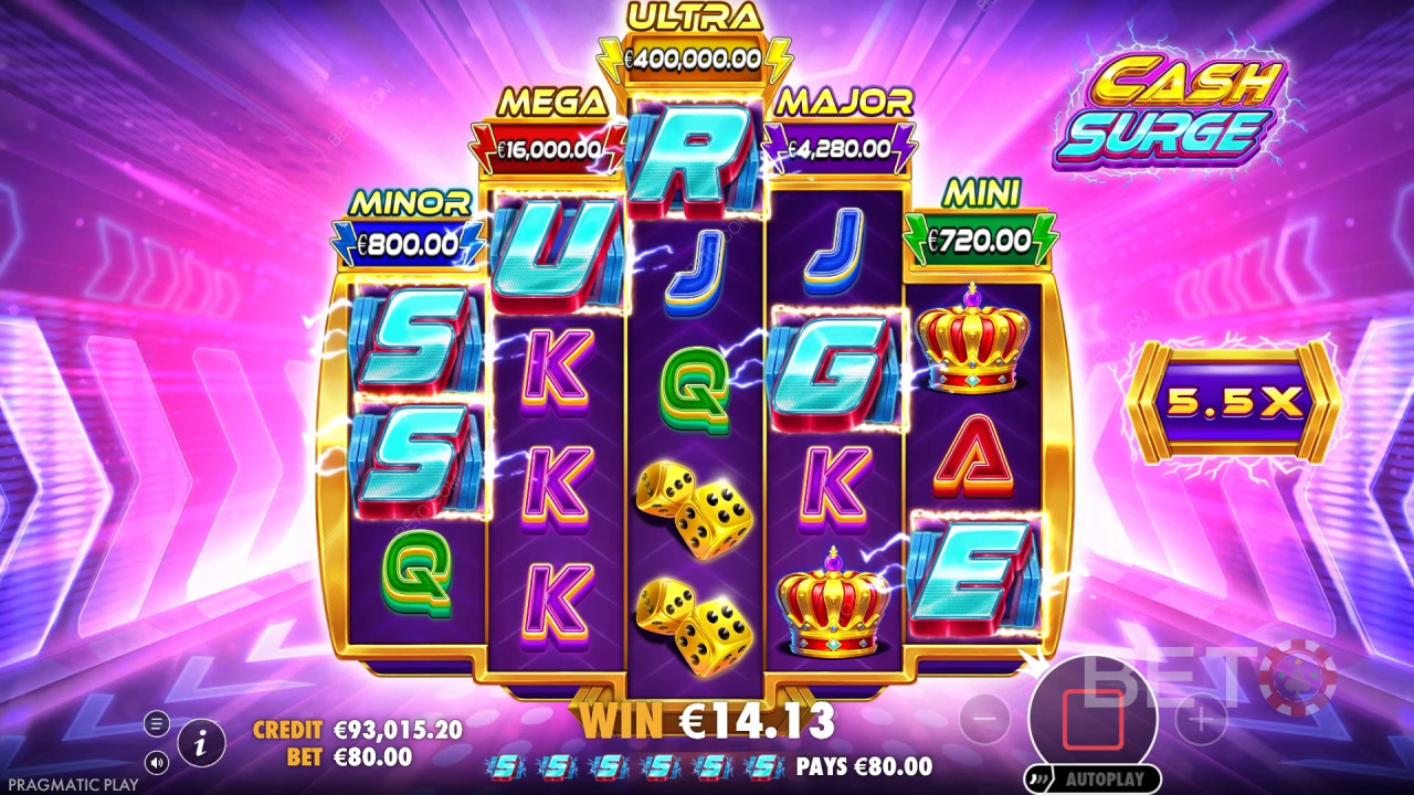 مراجعة الاندفاع النقدي من BETO Slots