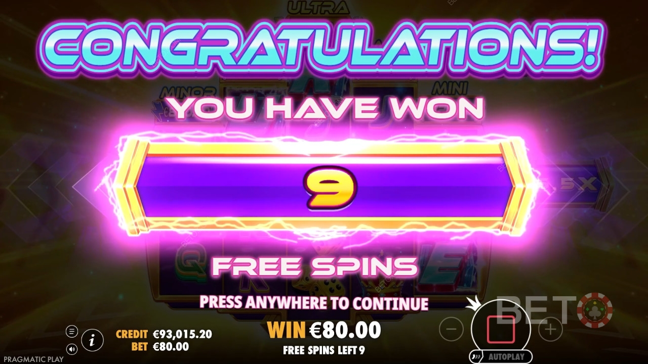 شرح ميزات المكافآت في Cash Surge بواسطة Pragmatic Play