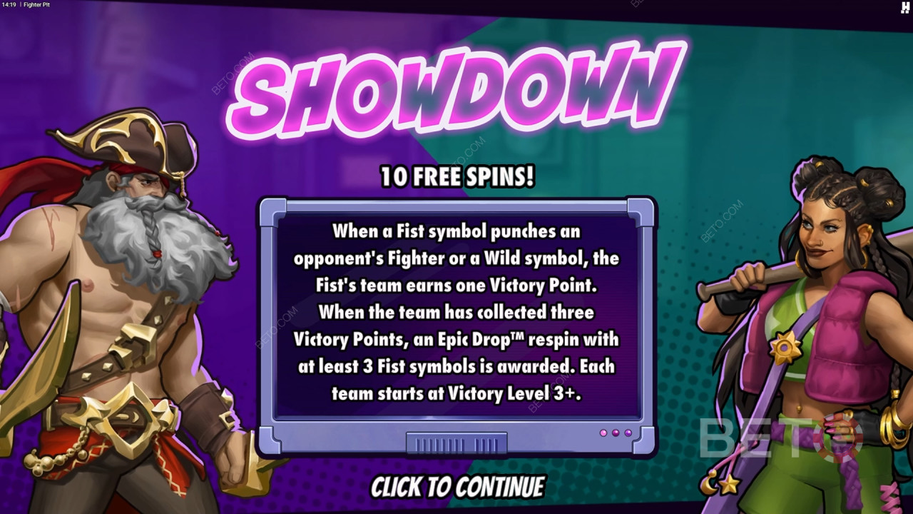 اربح 10,000 ضعف رهانك في فتحة Fighter Pit Online Slot!