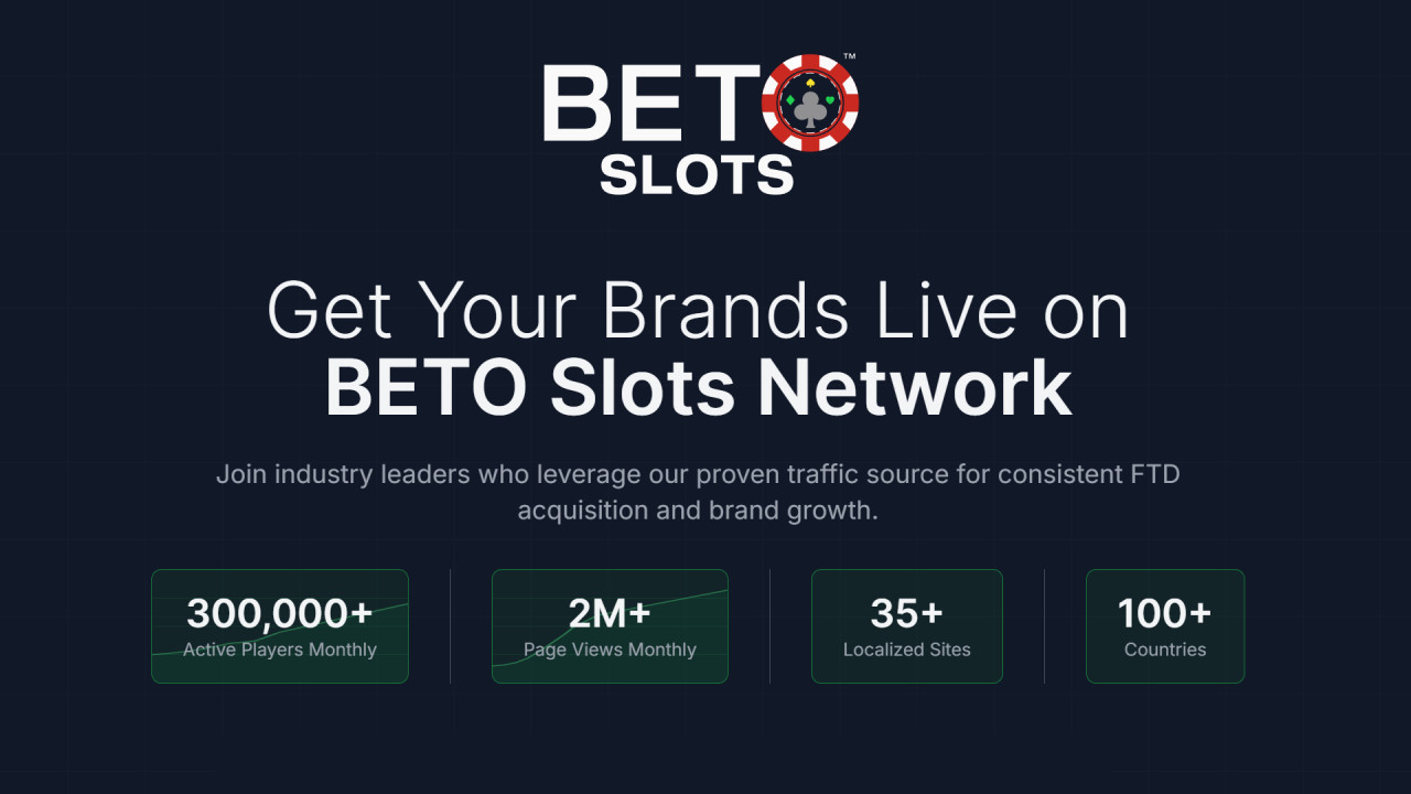 الشراكة مع BETO Slots | الشراكات مع الشركات التابعة والمشغلين