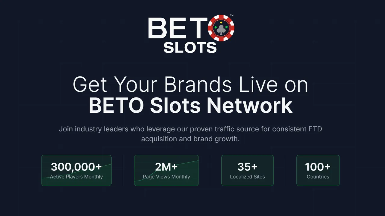 الشراكة مع BETO Slots | الشراكات مع الشركات التابعة والمشغلين