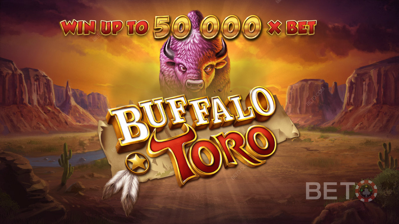 اربح حتى 50000 ضعف من رهانك في فتحة Buffalo Toro على الإنترنت