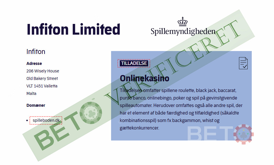 Spilleboden - كازينو حديث مرخص من قبل هيئة المقامرة الدنماركية