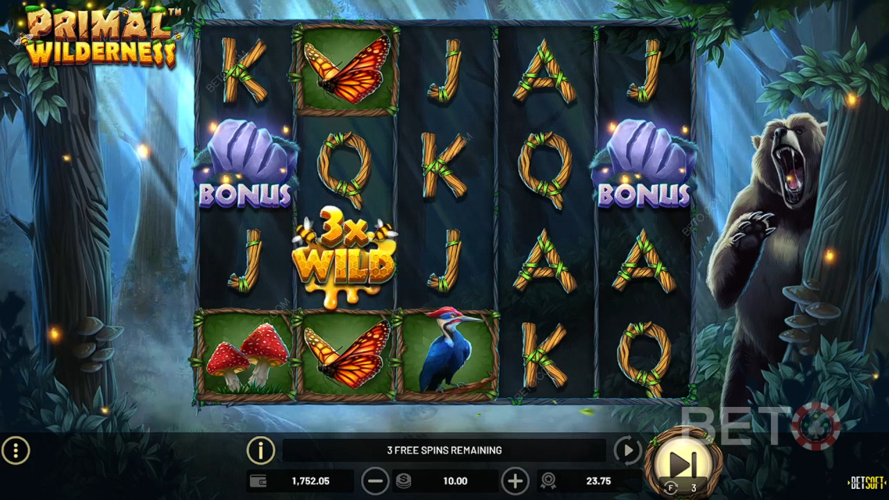 مراجعة Primal Wilderness من BETO Slots