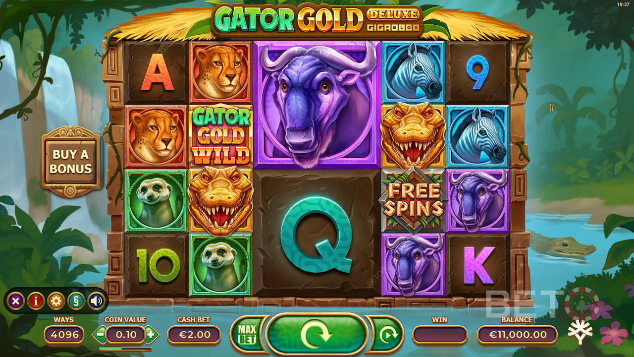 Gator Gold Deluxe Gigablox اللعب المجاني