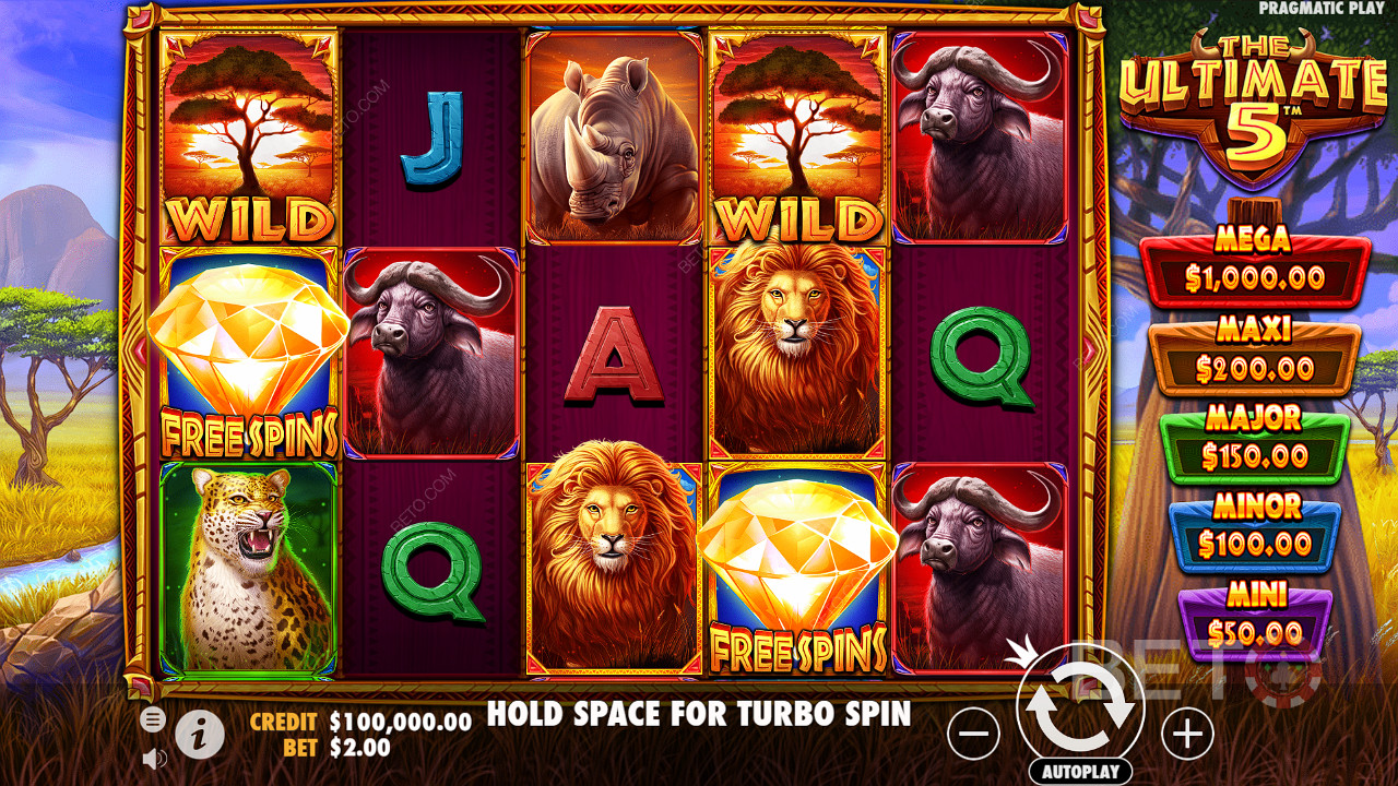 مراجعة The Ultimate 5 من BETO Slots
