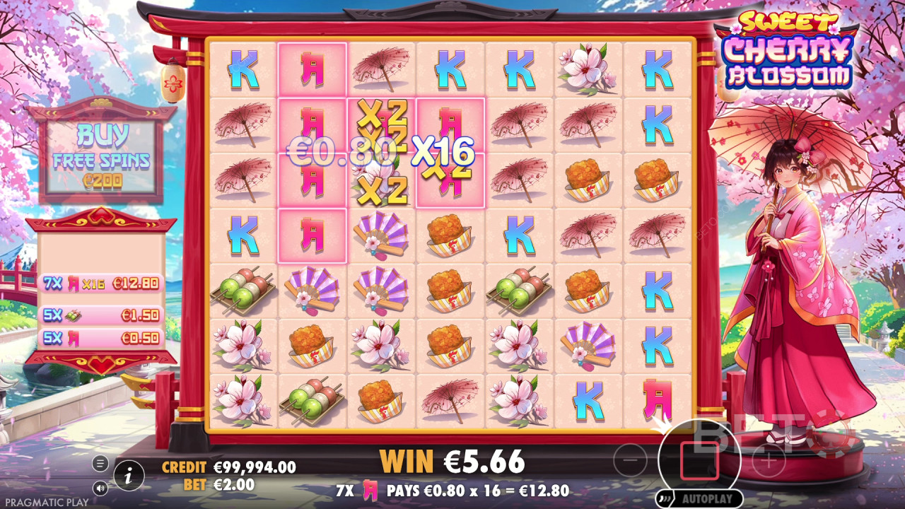 مراجعة لعبة «Sweet Cherry Blossom» من BETO Slots
