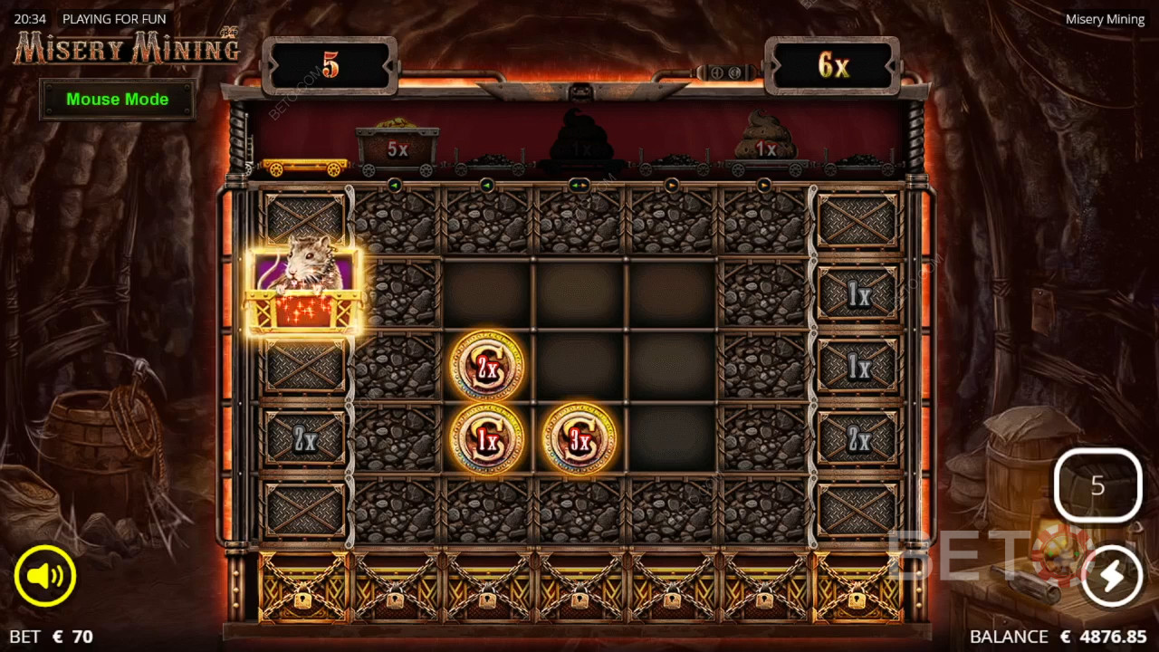 مراجعة تعدين البؤس من قِبل BETO Slots