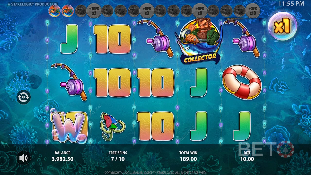 مراجعة مارلن كاتش من BETO Slots