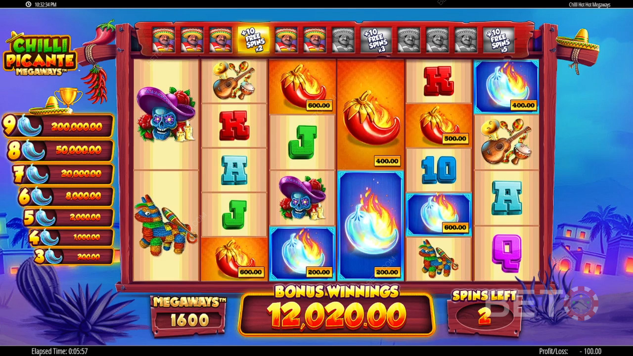 مراجعة Chilli Picante Megaways من BETO Slots