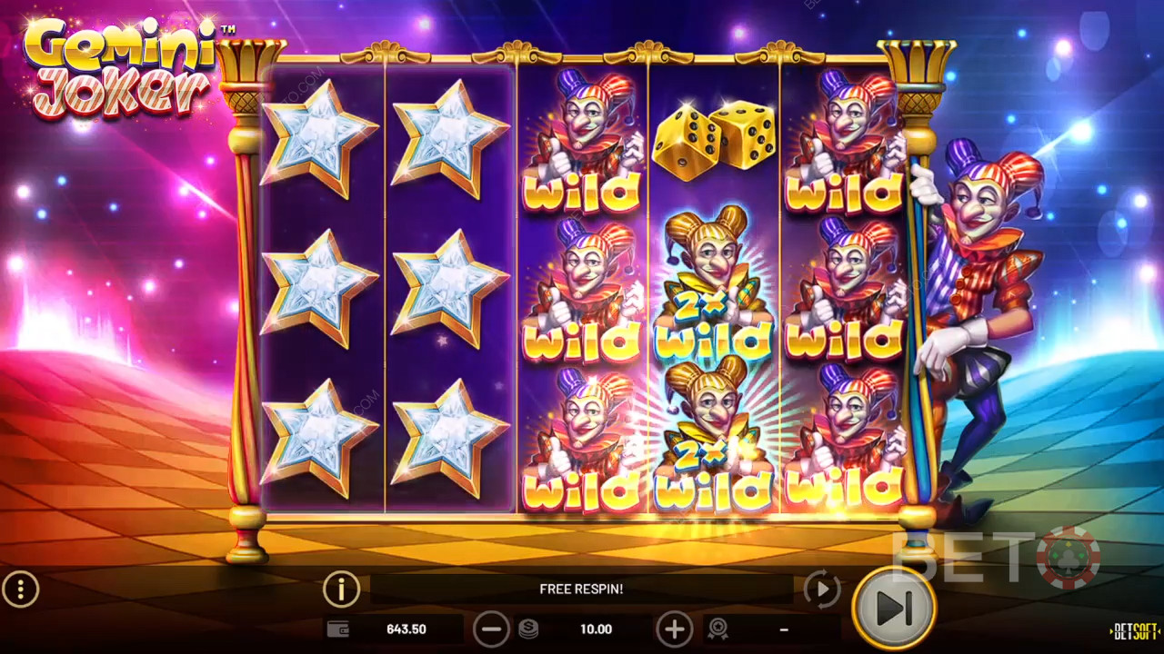 مراجعة Gemini Joker من BETO Slots