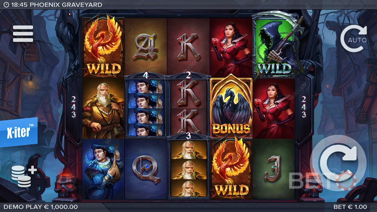 مراجعة مقبرة العنقاء من BETO Slots