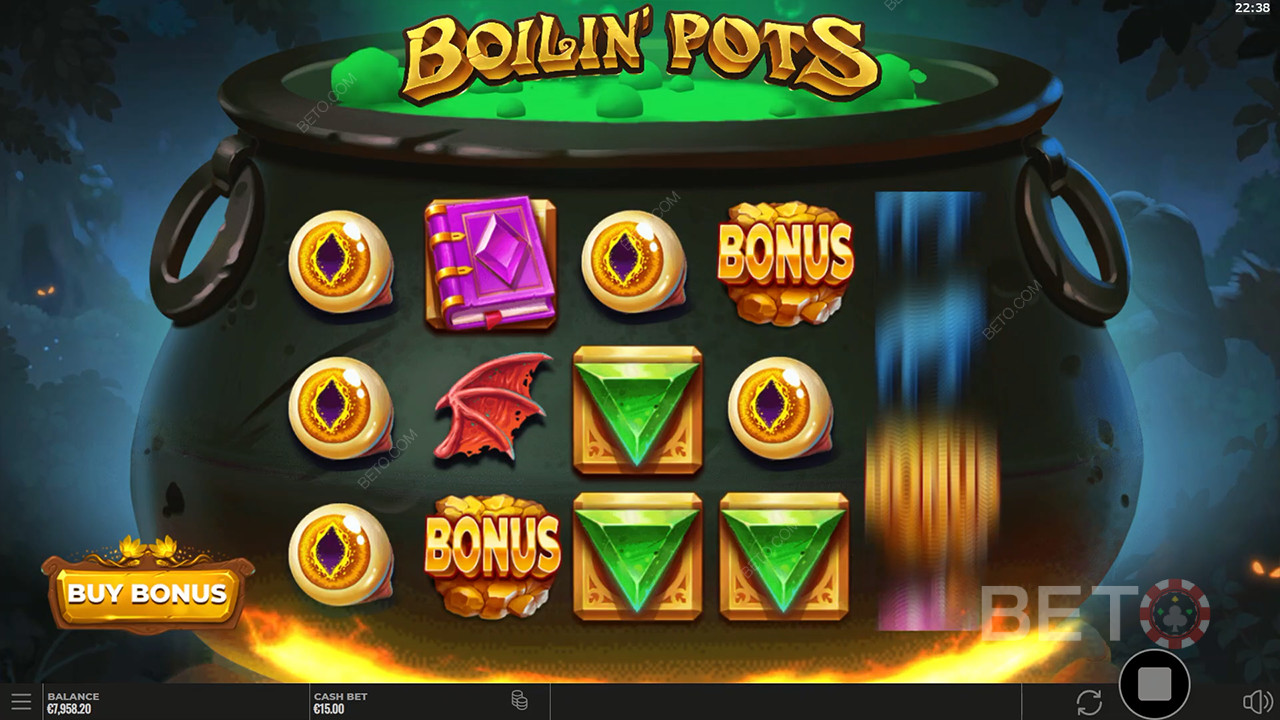 مراجعة "أواني الغليان" من BETO Slots