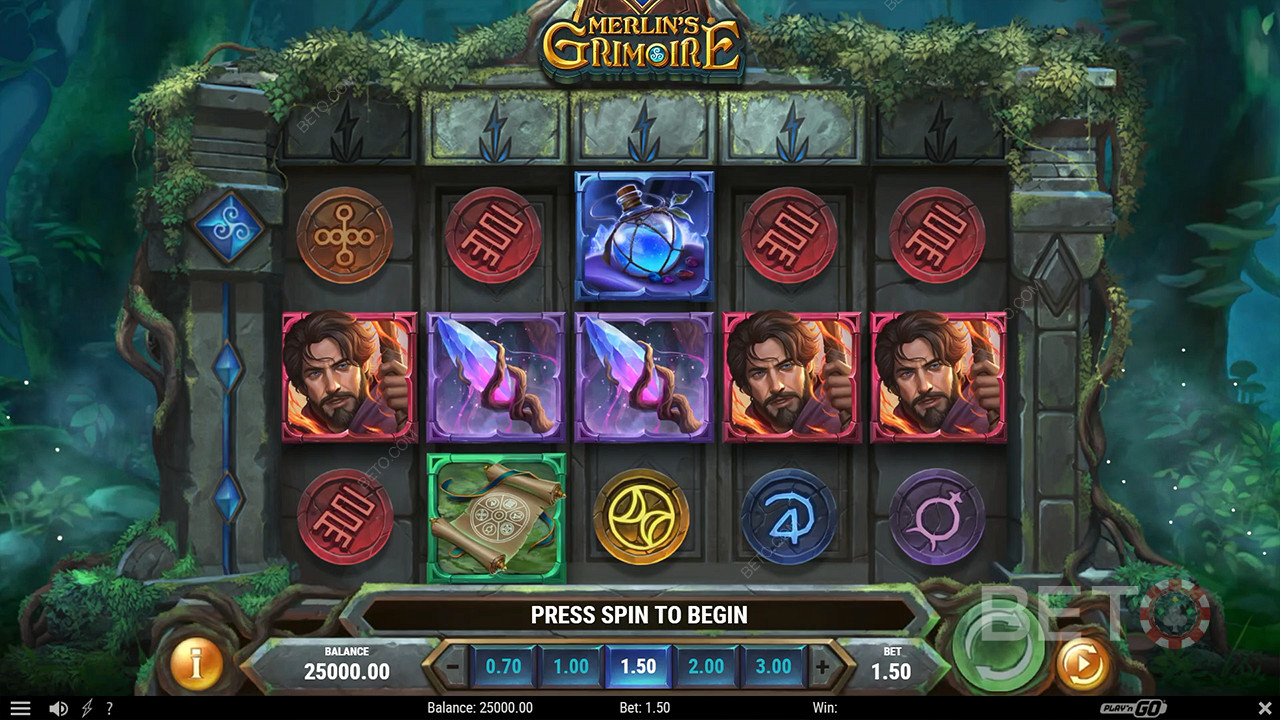 Merlin's Grimoire اللعب المجاني