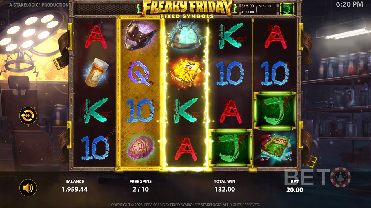 مراجعة الرموز الثابتة ليوم الجمعة الفظيع من BETO Slots